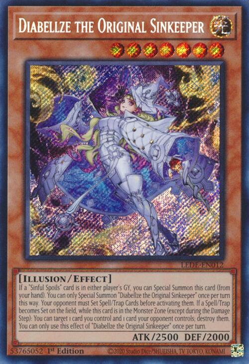 Diabellze the Original Sinkeeper [LEDE-EN012] Secret Rare - Card Brawlers | Quebec | Canada | Yu-Gi-Oh!