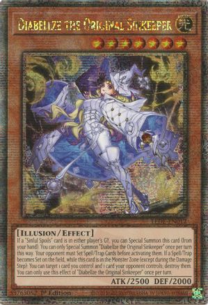 Diabellze the Original Sinkeeper [LEDE-EN012] Quarter Century Secret Rare - Yu-Gi-Oh! - Card Brawlers | Quebec | Canada |