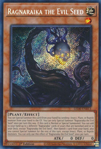 Ragnaraika the Evil Seed [LEDE-EN013] Secret Rare - Card Brawlers | Quebec | Canada | Yu-Gi-Oh!