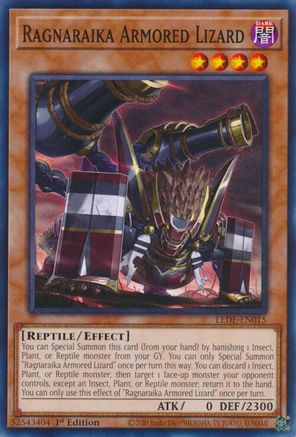 Ragnaraika Armored Lizard [LEDE-EN015] Common - Yu-Gi-Oh! - Card Brawlers | Quebec | Canada |