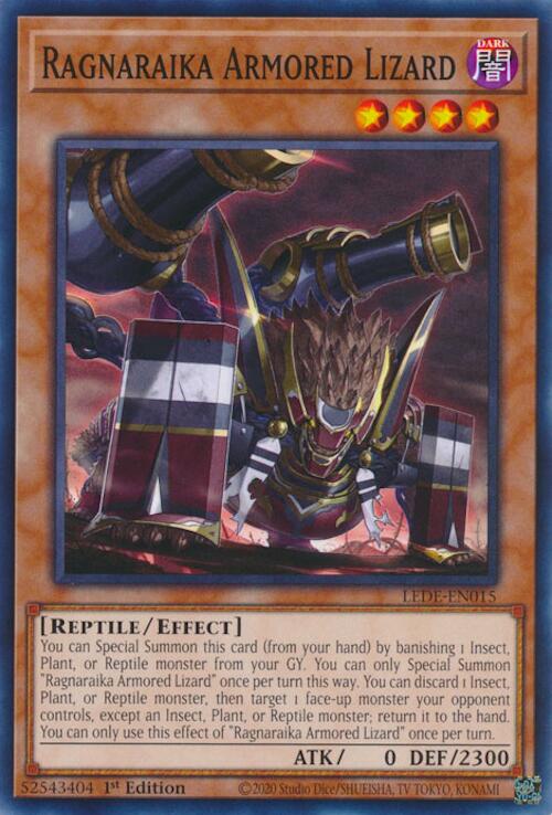 Ragnaraika Armored Lizard [LEDE-EN015] Common - Card Brawlers | Quebec | Canada | Yu-Gi-Oh!