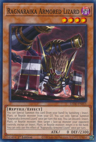 Ragnaraika Armored Lizard [LEDE-EN015] Common - Card Brawlers | Quebec | Canada | Yu-Gi-Oh!