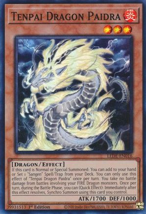 Tenpai Dragon Paidra [LEDE-EN016] Super Rare - Yu-Gi-Oh! - Card Brawlers | Quebec | Canada |