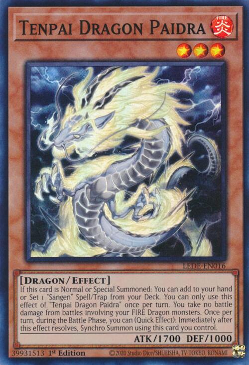 Tenpai Dragon Paidra [LEDE-EN016] Super Rare - Card Brawlers | Quebec | Canada | Yu-Gi-Oh!