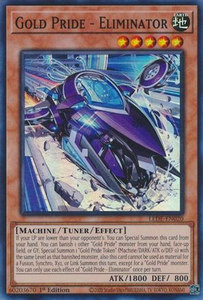 Gold Pride - Eliminator [LEDE-EN020] Super Rare - Yu-Gi-Oh! - Card Brawlers | Quebec | Canada |