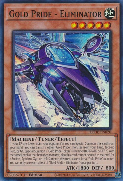 Gold Pride - Eliminator [LEDE-EN020] Super Rare - Card Brawlers | Quebec | Canada | Yu-Gi-Oh!