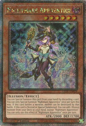 Nightmare Apprentice (Quarter Century Secret Rare) [LEDE-EN029] Quarter Century Secret Rare - Yu-Gi-Oh! - Card Brawlers | Quebec | Canada |