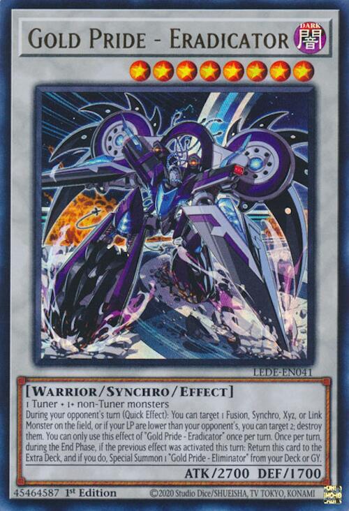 Gold Pride - Eradicator [LEDE-EN041] Ultra Rare - Card Brawlers | Quebec | Canada | Yu-Gi-Oh!