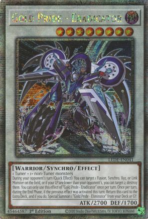 Gold Pride - Eradicator (Quarter Century Secret Rare) [LEDE-EN041] Quarter Century Secret Rare - Yu-Gi-Oh! - Card Brawlers | Quebec | Canada |
