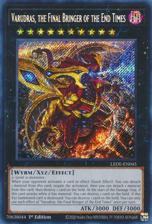 Varudras, the Final Bringer of the End Times [LEDE-EN045] Secret Rare - Yu-Gi-Oh! - Card Brawlers | Quebec | Canada |