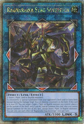 Ragnaraika Stag Sovereign (Quarter Century Secret Rare) [LEDE-EN050] Quarter Century Secret Rare - Yu-Gi-Oh! - Card Brawlers | Quebec | Canada |