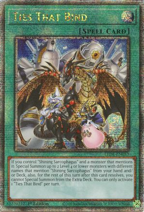 Ties That Bind (Quarter Century Secret Rare) [LEDE-EN053] Quarter Century Secret Rare - Yu-Gi-Oh! - Card Brawlers | Quebec | Canada |
