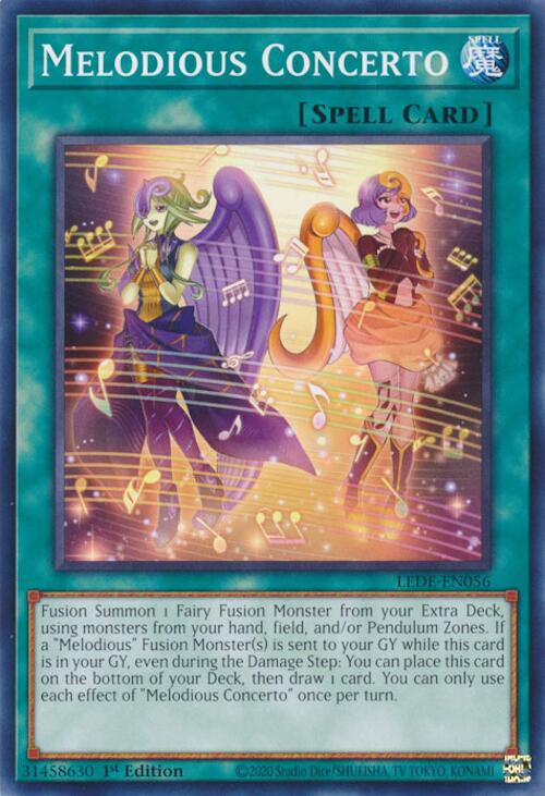 Melodious Concerto [LEDE-EN056] Common - Card Brawlers | Quebec | Canada | Yu-Gi-Oh!