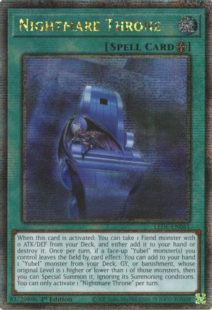 Nightmare Throne (Quarter Century Secret Rare) [LEDE-EN061] Quarter Century Secret Rare - Yu-Gi-Oh! - Card Brawlers | Quebec | Canada |