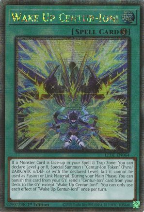 Wake Up Centur-Ion! (Quarter Century Secret Rare) [LEDE-EN064] Quarter Century Secret Rare - Yu-Gi-Oh! - Card Brawlers | Quebec | Canada |