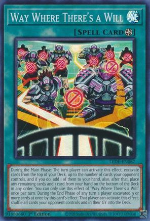 Way Where There's a Will [LEDE-EN067] Super Rare - Yu-Gi-Oh! - Card Brawlers | Quebec | Canada |