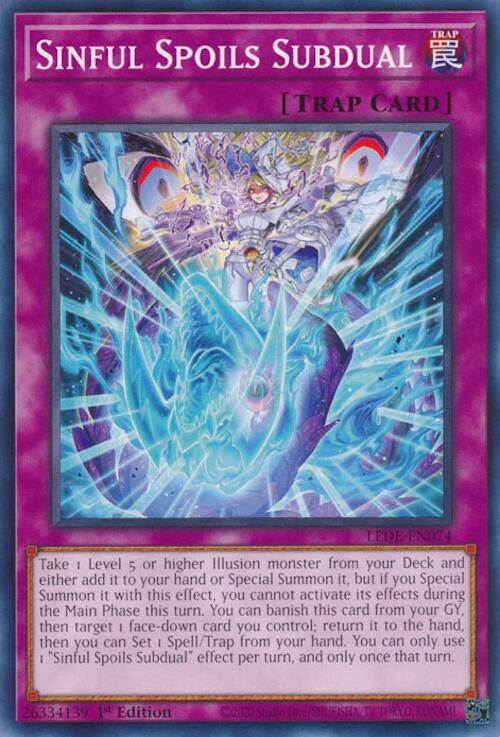 Sinful Spoils Subdual [LEDE-EN074] Common - Card Brawlers | Quebec | Canada | Yu-Gi-Oh!