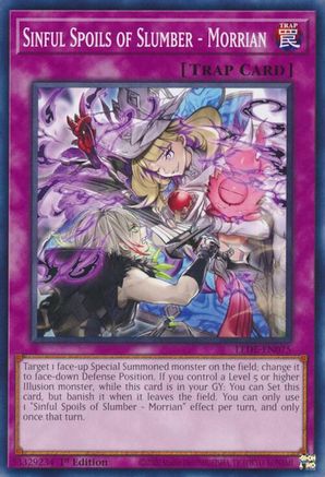 Sinful Spoils of Slumber - Morrian [LEDE-EN075] Common - Yu-Gi-Oh! - Card Brawlers | Quebec | Canada |