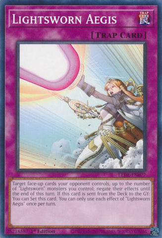 Lightsworn Aegis [LEDE-EN077] Common - Card Brawlers | Quebec | Canada | Yu-Gi-Oh!