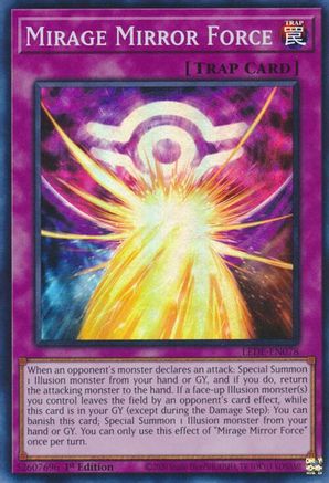 Mirage Mirror Force [LEDE-EN078] Super Rare - Yu-Gi-Oh! - Card Brawlers | Quebec | Canada |