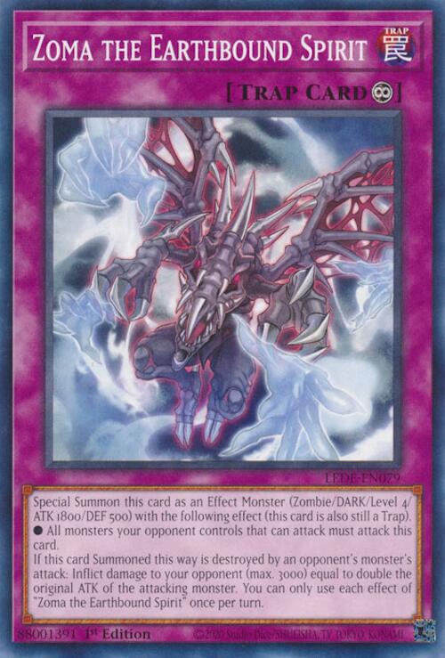 Zoma the Earthbound Spirit [LEDE-EN079] Common - Card Brawlers | Quebec | Canada | Yu-Gi-Oh!