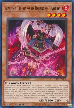 Aiza the Dragoness of Deranged Devotion [LEDE-EN088] Common - Yu-Gi-Oh! - Card Brawlers | Quebec | Canada |