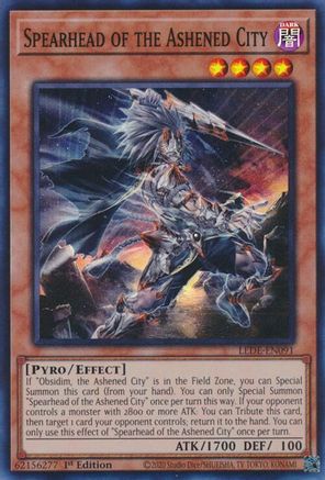 Spearhead of the Ashened City [LEDE-EN091] Super Rare - Yu-Gi-Oh! - Card Brawlers | Quebec | Canada |