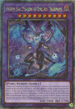 Veidos the Dragon of Endless Darkness (Quarter Century Secret Rare) [LEDE-EN092] Quarter Century Secret Rare - Yu-Gi-Oh! - Card Brawlers | Quebec | Canada |