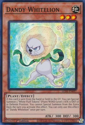 Dandy Whitelion [LEDE-EN097] Super Rare - Yu-Gi-Oh! - Card Brawlers | Quebec | Canada |