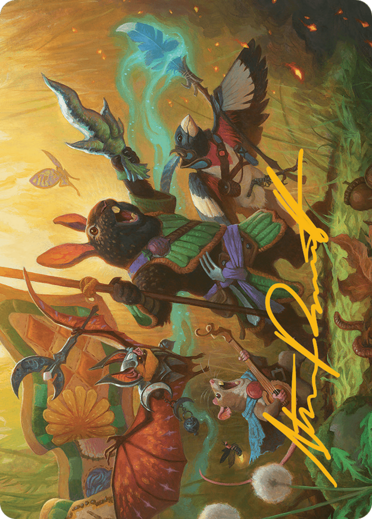 Valley Questcaller Art Card (Gold-Stamped Signature) [Bloomburrow Art Series] - Magic: The Gathering - Card Brawlers | Quebec | Canada |