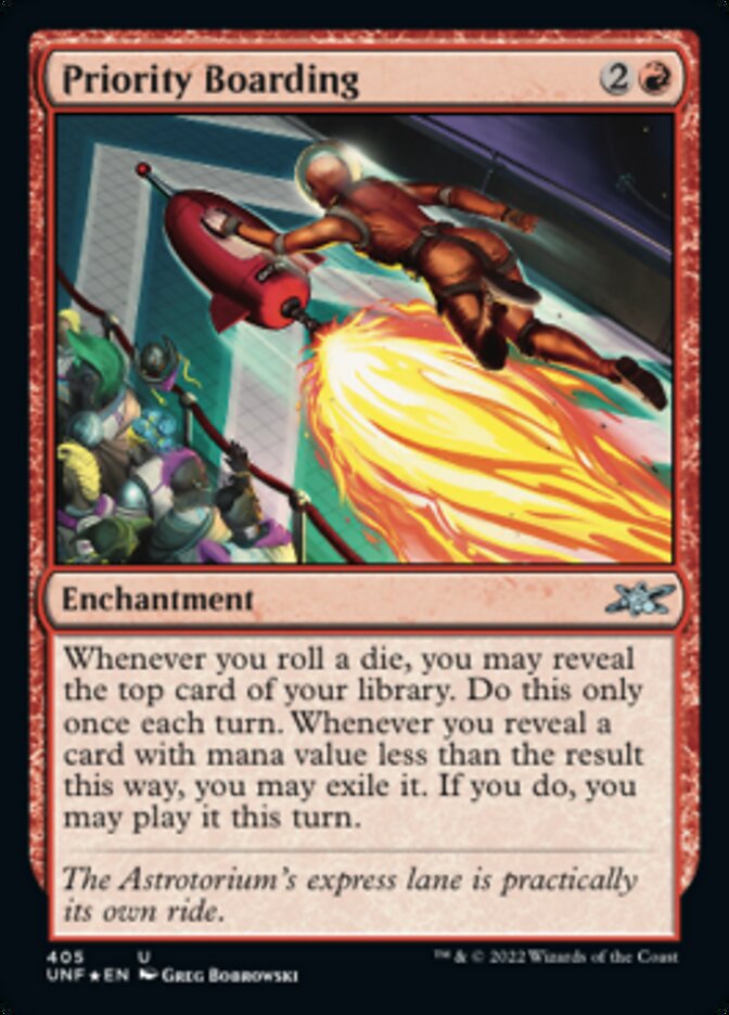 Priority Boarding (Galaxy Foil) [Unfinity] - Magic: The Gathering - Card Brawlers | Quebec | Canada |