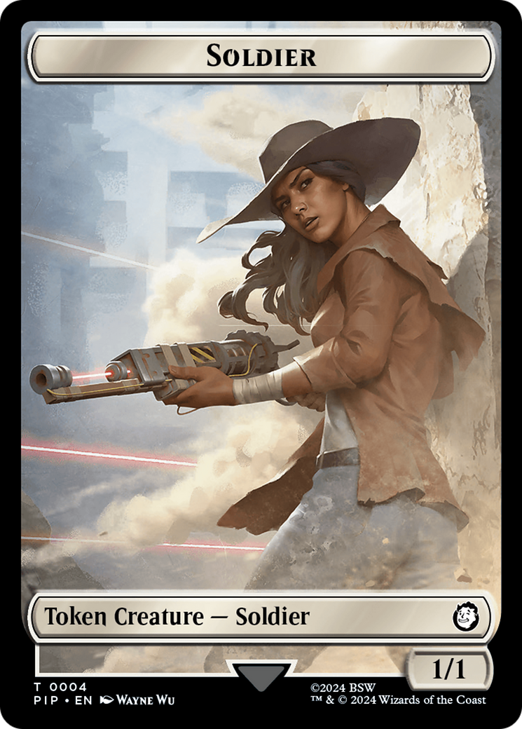 Treasure (0019) // Soldier (0004) Double-Sided Token [Fallout Tokens] - Magic: The Gathering - Card Brawlers | Quebec | Canada |