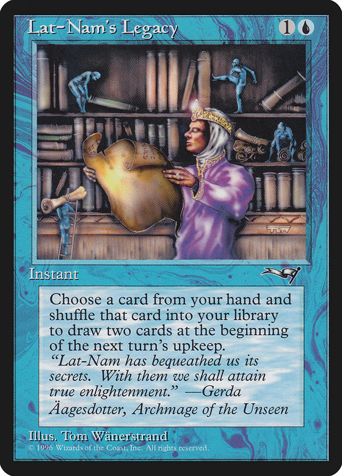 Lat-Nam's Legacy (Reading Scroll) [Alliances] - Magic: The Gathering - Card Brawlers | Quebec | Canada |
