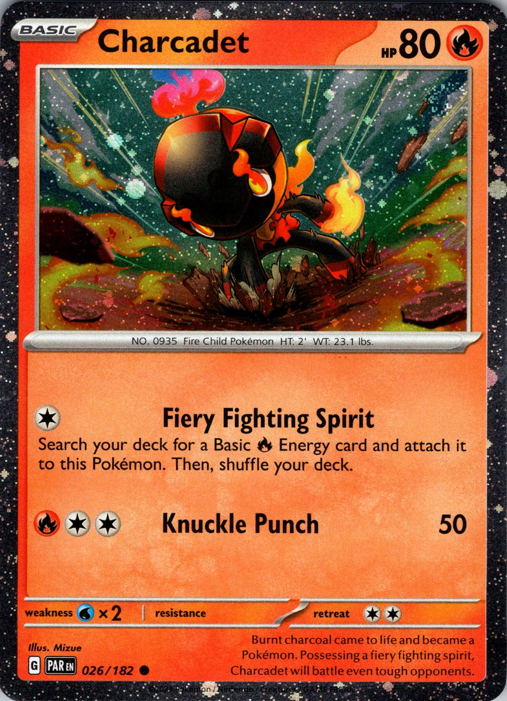Charcadet (026/182) (Cosmos Holo) [Scarlet & Violet: Paradox Rift] - Pokémon - Card Brawlers | Quebec | Canada |