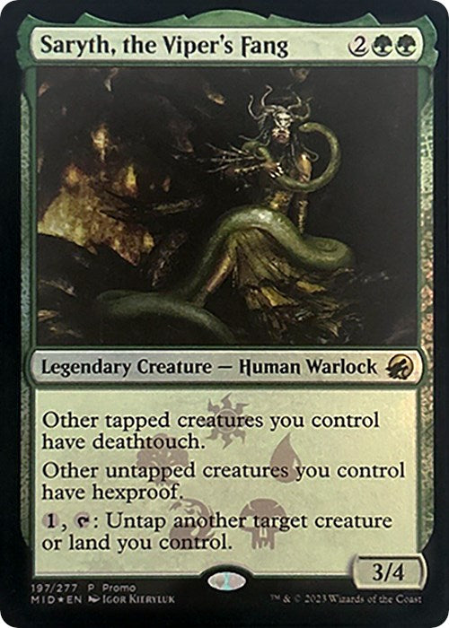 Saryth, the Viper's Fang [Media Promos] - Magic: The Gathering - Card Brawlers | Quebec | Canada |