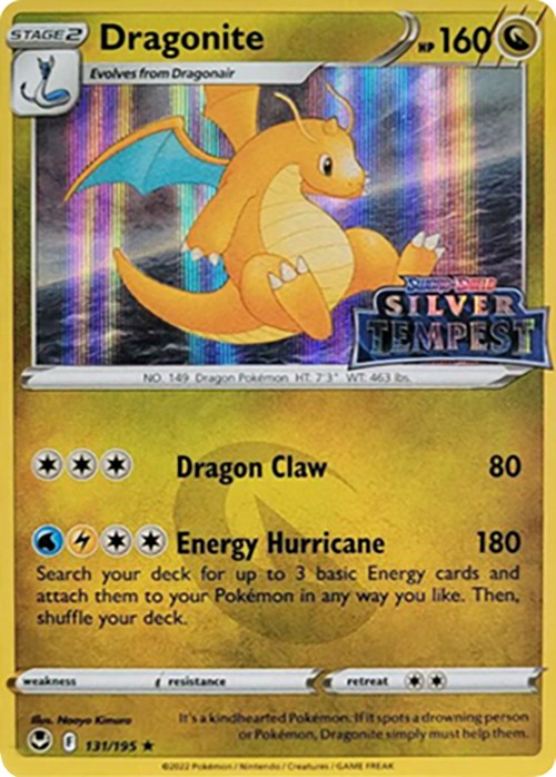 Dragonite (131/195) (Silver Tempest Stamped) [Sword & Shield: Silver Tempest] - Pokémon - Card Brawlers | Quebec | Canada |