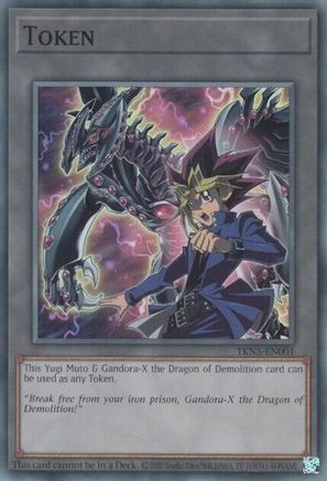 Token: Yugi Muto and Gandora-X the Dragon of Demolition [TKN5-EN001] Super Rare - Yu-Gi-Oh! - Card Brawlers | Quebec | Canada |