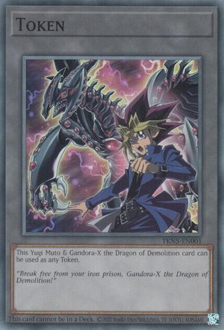 Token: Yugi Muto and Gandora-X the Dragon of Demolition [TKN5-EN001] Super Rare - Card Brawlers | Quebec | Canada | Yu-Gi-Oh!