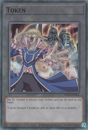 Token: Dr. Crowler and Ancient Gear Golem [TKN5-EN002] Super Rare - Yu-Gi-Oh! - Card Brawlers | Quebec | Canada |