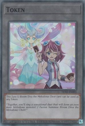 Token: Zuzu and Bloom Diva the Melodious Choir [TKN5-EN003] Super Rare - Yu-Gi-Oh! - Card Brawlers | Quebec | Canada |