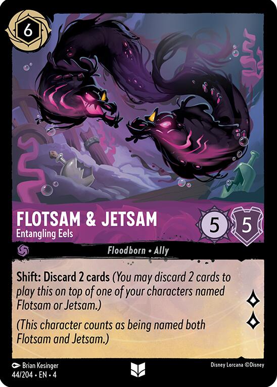 Flotsam & Jetsam - Entangling Eels (44/204) [Ursula's Return] - Disney - Card Brawlers | Quebec | Canada |