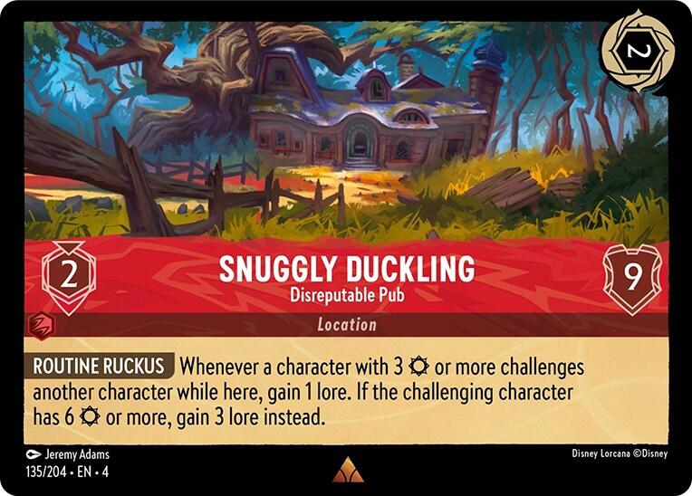 Snuggly Duckling - Disreputable Pub (135/204) [Ursula's Return] - Disney - Card Brawlers | Quebec | Canada |