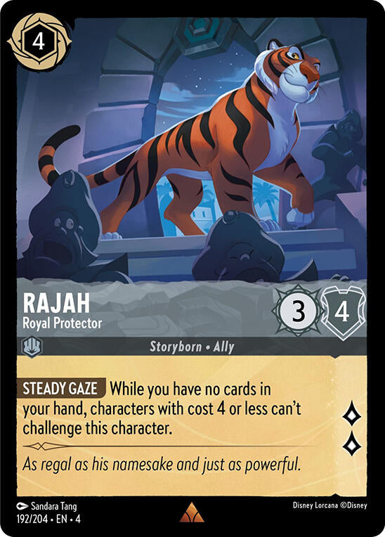 Rajah - Royal Protector (192/204) [Ursula's Return] - Disney - Card Brawlers | Quebec | Canada |
