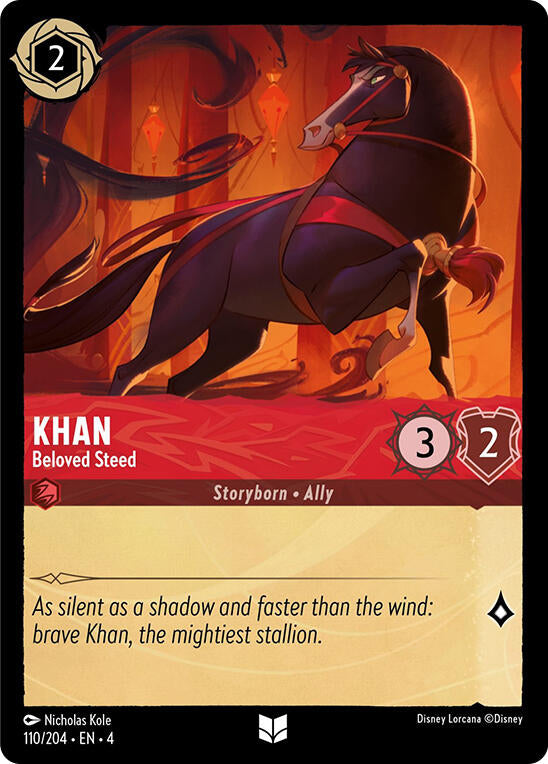 Khan - Beloved Steed (110/204) [Ursula's Return] - Disney - Card Brawlers | Quebec | Canada |