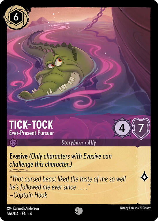 Tick-Tock - Ever-Present Pursuer (56/204) [Ursula's Return] - Disney - Card Brawlers | Quebec | Canada |
