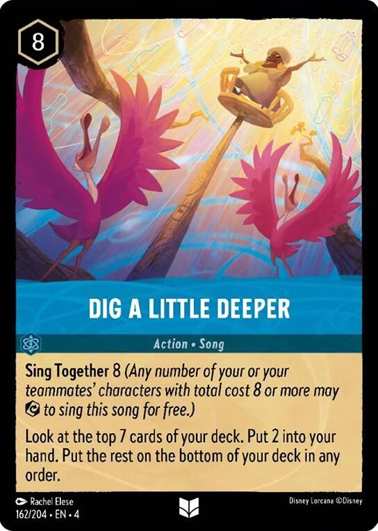 Dig a Little Deeper (162/204) [Ursula's Return] - Disney - Card Brawlers | Quebec | Canada |