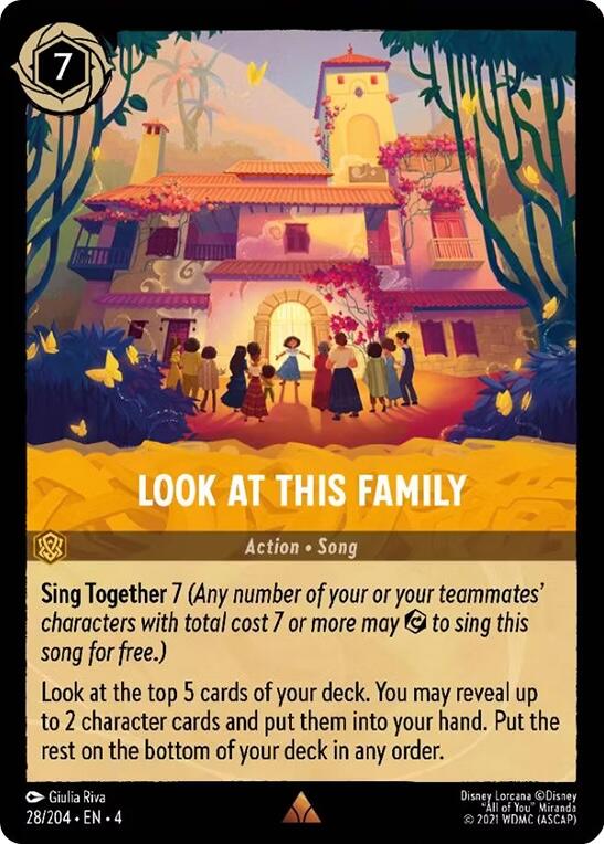 Look at this Family (28/204) [Ursula's Return] - Disney - Card Brawlers | Quebec | Canada |