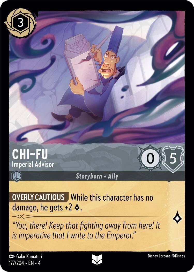 Chi-Fu - Imperial Advisor (177/204) [Ursula's Return] - Disney - Card Brawlers | Quebec | Canada |