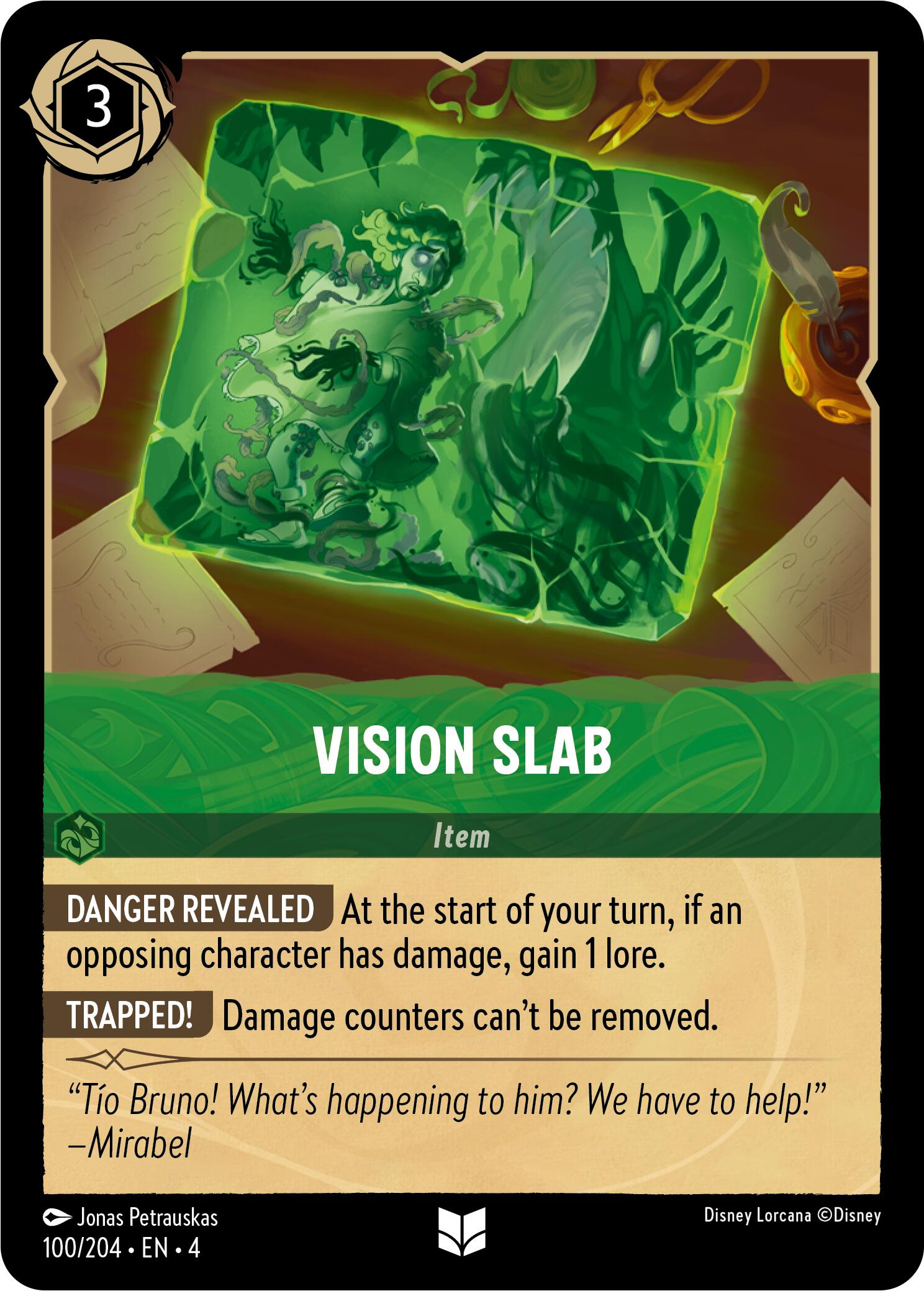 Vision Slab (100/204) [Ursula's Return] - Disney - Card Brawlers | Quebec | Canada |