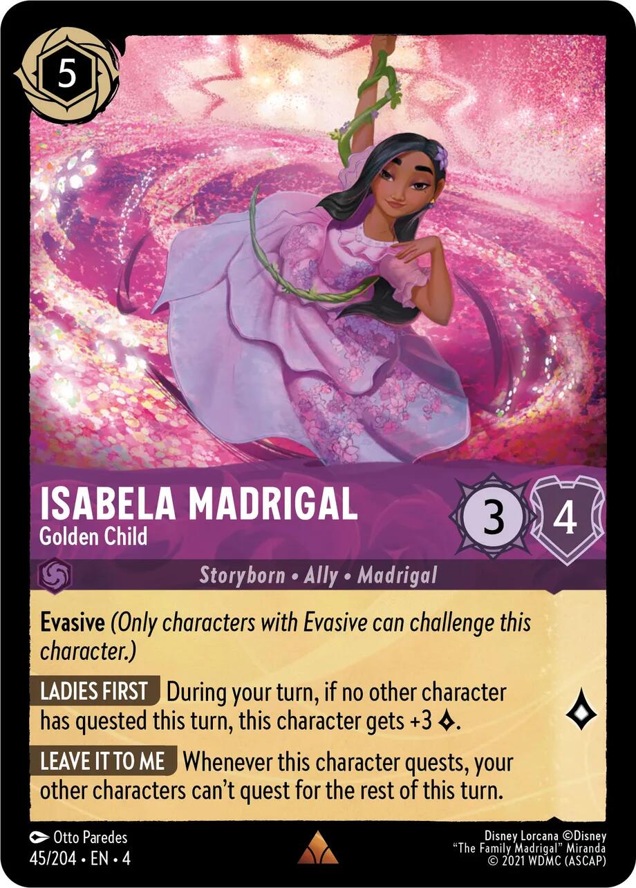 Isabela Madrigal - Golden Child (45/204) [Ursula's Return] - Disney - Card Brawlers | Quebec | Canada |